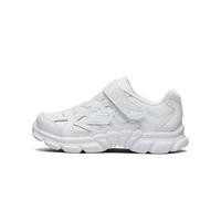 斯凯奇(Skechers)男女童鞋魔术贴运动鞋小白鞋 轻便透气跑步鞋998095L