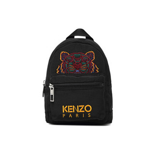 KENZO 高田贤三 19秋冬新品 黑色标志虎头刺绣图案胸包 F85 5SF301 F20 99C