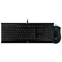 RAZER 雷蛇 萨诺狼蛛 专业版 薄膜键盘+雷蛇 蝰蛇2000 鼠标 有线键鼠套装 黑色