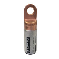 MELEC CALB-N 铜铝端子 1KV及以下摩擦焊型母排铜铝线耳 CALB-50N-10