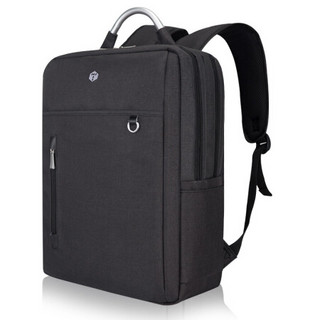 泰若（Taero）双肩背包 防水面料通用商务休闲双肩包笔记本电脑包 15.6英寸 9901 黑色