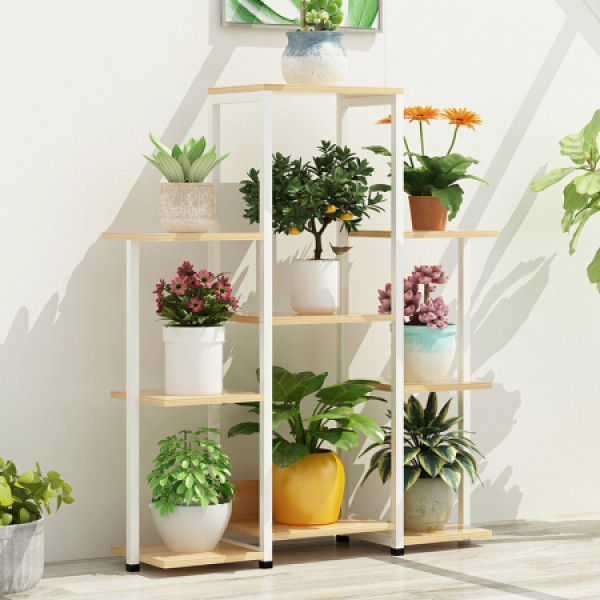 商品特匠 花架绿植花盆架置物架收纳架阳台客厅架子组合 h605