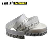 安赛瑞 硅橡胶密封条（含3M背胶）减震隔音降噪硅橡胶密封条 硅胶条 宽25mm×5m 白色 22258