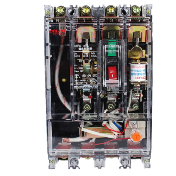 dz20le-160t/4300 透明 四极工业用漏电保护器 额定电流160a 分断时间