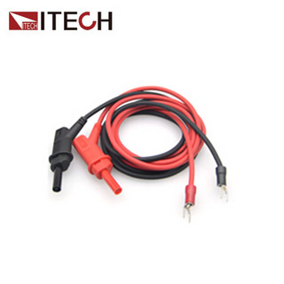 艾德克斯（ITECH） IT-E30110- BY 10A/1m/香蕉插头-Y 端子 红黑测试线一对