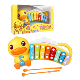 B.Duck 小黄鸭 WL-BD021 儿童手敲音乐琴 黄色