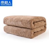 南极人 NanJiren 毛绒款电热毯 数显控制智能调温电褥子 自动断电防水防潮 单人款 咖色 180