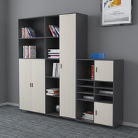 麦森（maisen）文件柜 办公家具老板办公室储物资料板式档案组合书柜子 浅枫木色 可定制 MS-GZ-109