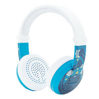buddyPHONES Wave 耳罩式头戴式动圈降噪蓝牙耳机 蓝色