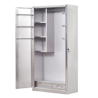 奈高NG不锈钢清洁柜保洁柜清洁工具收纳柜商场卫生间杂物储物柜201不锈钢