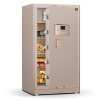 黑石保险柜高1.2米全钢防盗办公家用大型保险箱电子密码入墙超大空间保险箱 玫瑰金