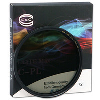C&C偏振镜uv镜滤镜 ELITE MRC C-PL 72MM 铜环超级雾霾偏振镜 适用佳能85/1.2,18-200,尼康24-85等镜头