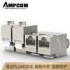 安普康(AMPCOM)六类屏蔽网络模块免打 RJ45接口 千兆网线CAT6锌合金外壳工程级50U镀金模块 AMCAT6B008