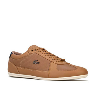 LACOSTE 拉科斯特 Evara 319系列系带平底男士休闲鞋休闲皮鞋 738CMA0014LR3 Tan UK9