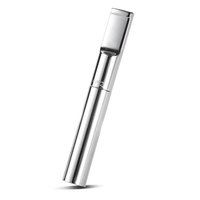 正牌zobo循环型微孔过滤烟嘴可清洗香烟过滤器过滤烟嘴礼盒装ZB-351银色（细烟型使用） 生日礼物