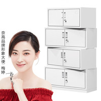 奈高NG文件柜办公柜钢制铁皮柜资料柜档案柜储物柜分五节四节组合柜加厚款