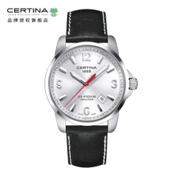 CERTINA 雪铁纳冠军系列石英男士皮带腕表 C001.610.16.037.00