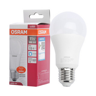 欧司朗(OSRAM)LED灯泡球泡 节能光源 大球泡11W E27大螺口 6500K 日光色 白光