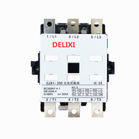 DELIXI德力西 交流接触器 CJX1-250/22 250A 接触器220V 线圈 家用 接触式继电器