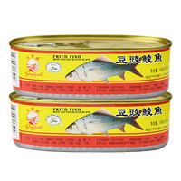长城（Greatwall BRAND）鱼罐头 豆豉鲮鱼罐头184g*2罐