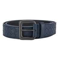 BOTTEGA VENETA 宝缇嘉 男士碧玺蓝色牛皮编织针扣式腰带 271932 V4650 4013 115码