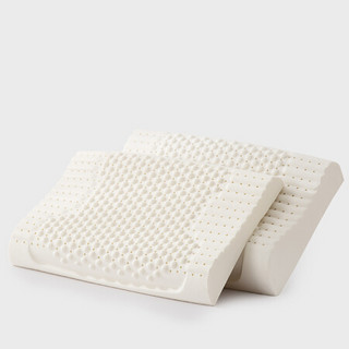 LOVO 乳胶枕枕头 泰国原产乳胶颗粒按摩枕芯高枕 39*59cm