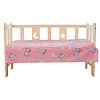 喜亲宝（K.S.babe）婴儿床单 新生儿全棉床单 宝宝幼儿园儿童床婴儿床床单138*78厘米粉色
