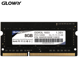 光威8GB DDR3L 1600频率 笔记本内存 战将系列-低电压版/精选颗粒