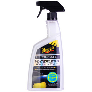 Meguiar's 美光 无水蜡水洗车液768ML免水洗车液3M去污便捷清洗剂G3626车用清洁剂