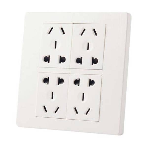 凸乐 定制 开关插座面板 二十孔插座 10件装