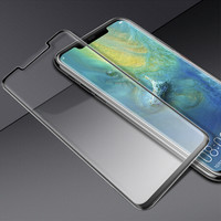 酷乐锋 华为MATE20PRO钢化膜 3D曲面/全覆盖玻璃膜 手机保护膜 适用华为MATE20PRO-黑色