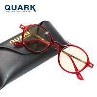 美国夸克（QUARK）防蓝光老花镜中老年防眩光青光眼睛轻松舒适护目镜远视阅读镜RD3008C2 红色 200