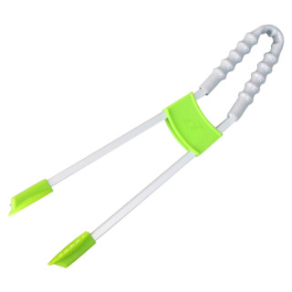 tmrp50铝合金加长柄环卫捡垃圾夹子物业取拾物器垃圾钳带磁石手夹50cm