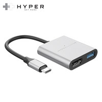 HyperDrive苹果笔记本电脑转换器Surface Book2扩展坞type-c转接头iPad Pro平板手机OTG投屏usb c配件hdmi