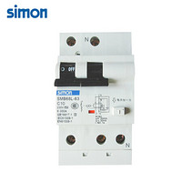 西蒙（SIMON）低压电器空气开关1PN 10A漏电保护断路器SMB68L-63C10/1N