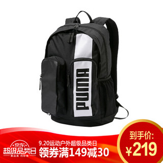 彪马（PUMA）包 运动包 双肩包 PUMA Deck Backpack II 学生书包 背包 075759 01 黑色