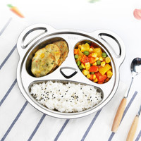 MAXCOOK 美厨 304不锈钢餐盘饭盒碗 熊猫系列MCFT090