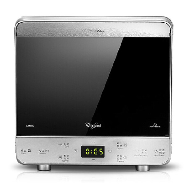 惠而浦(whirlpool) 微波炉23l多功能蒸烤家用光波炉(半月系列)max39