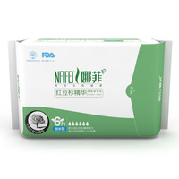 娜菲卫生巾 红豆杉卫生棉精萃配方棉面加长夜用姨妈巾 350mm*6片 (防漏透气 轻薄吸收)