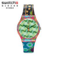 SWATCH 斯沃琪 SUOZ185S 男士石英手表