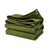 峨眉 防湿篷布 帆布蓬布3*6米 防水防油防雨布绿色雨棚布遮阳罩子（需定制）