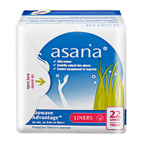 asana 阿莎娜 加拿大進口衛生巾女日夜用護理護墊姨媽巾抑菌護墊155mm22P