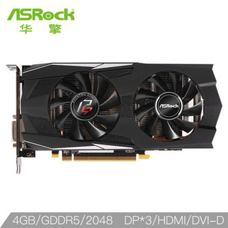 ASRock 华擎 幻影电竞 D系列 RX580 2048SP MK2 4G OC 纪念版显卡 *2件