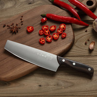 十八子作 复合钢切果切西瓜刀辅食菜刀御皇多用刀SL2410-C