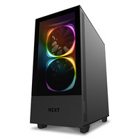NZXT H510 Elite RGB ATX机箱 半侧透 黑色+RGB全家桶