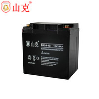 山克 蓄电池电瓶12V24AH UPS电池 消防应急门禁电瓶 EPS逆变器蓄电池SK24-12企业专享