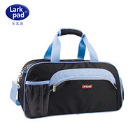 Larkpad大容量行李包男旅行包女手提包出差旅行袋健身包行李袋 菱格黑