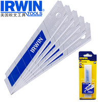 欧文（IRWIN）双金属美工刀片 割刀片 墙纸壁纸刀片 裁纸刀 手工刀片 18mm双金属 (50片装)