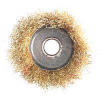 SHARP NESS 犀利牌钢丝轮125型内孔16mm 大碗金属除锈机100mm角磨机用钢丝轮(100个)