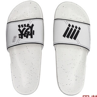 李宁 LI-NING 男子轻便潮流拖鞋AGAP012-4 标准白/标准黑 43.5